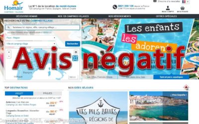 Avis client – Homair vacances – Mobile Home