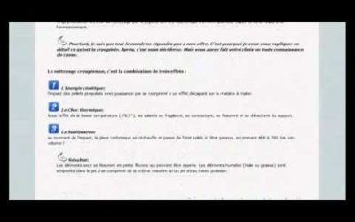Nettoyage cryogénique pour l’industrie