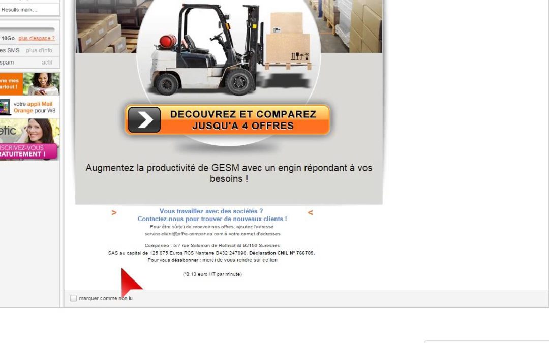 Les SPAM de Companeo