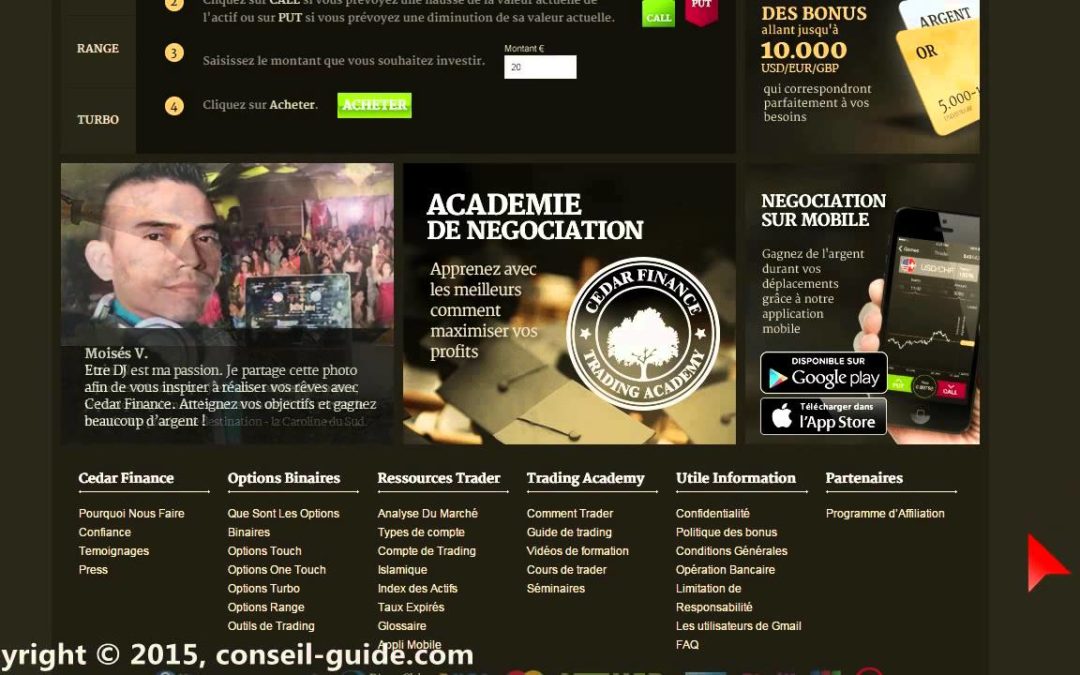 Avis utilisateur – bocapital – cedar finance