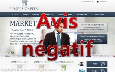 Avis utilisateur – Elysees Capital Forex