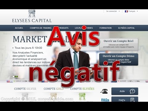 Avis utilisateur – Elysees Capital Forex