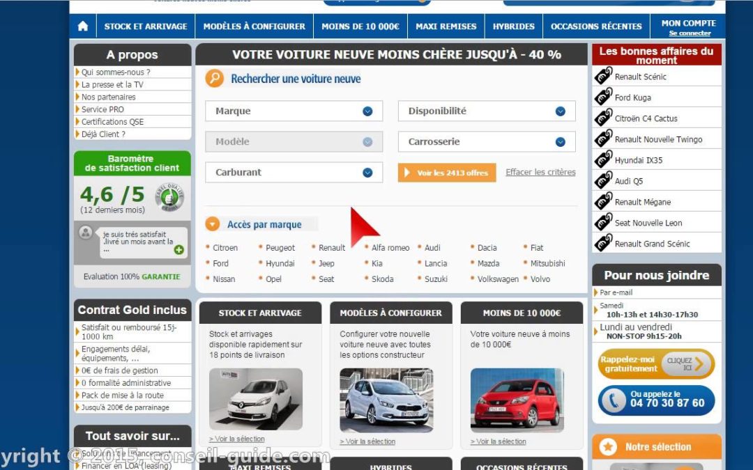 Avis utilisateur – mandataire auto ies