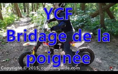 YCF 125 comment brider la poignée de gaz