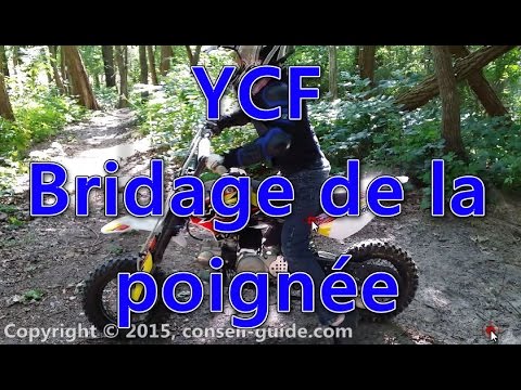 YCF 125 comment brider la poignée de gaz