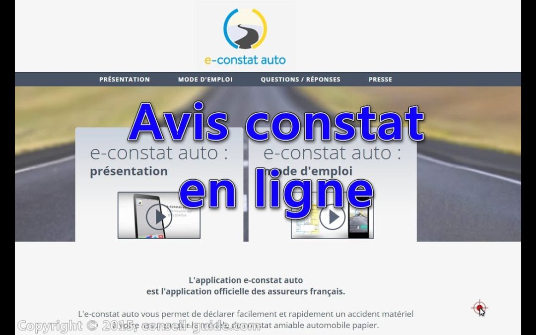 Avis APP e-constat-auto