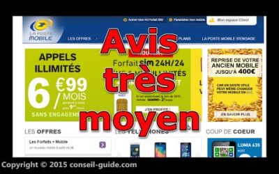 Avis utilisateur – la poste mobile