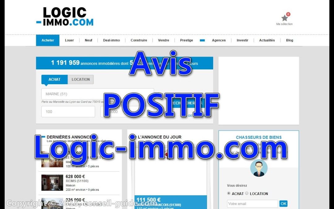 Avis utilisateur – logic immo