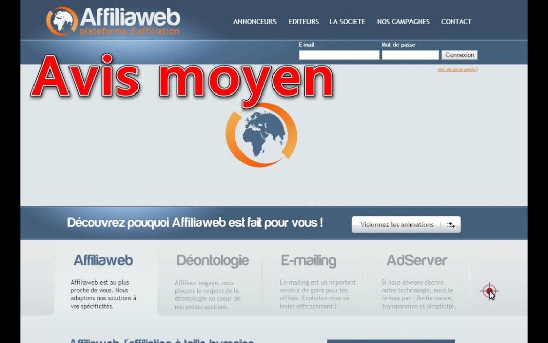 Avis utilisateur – Affiliaweb