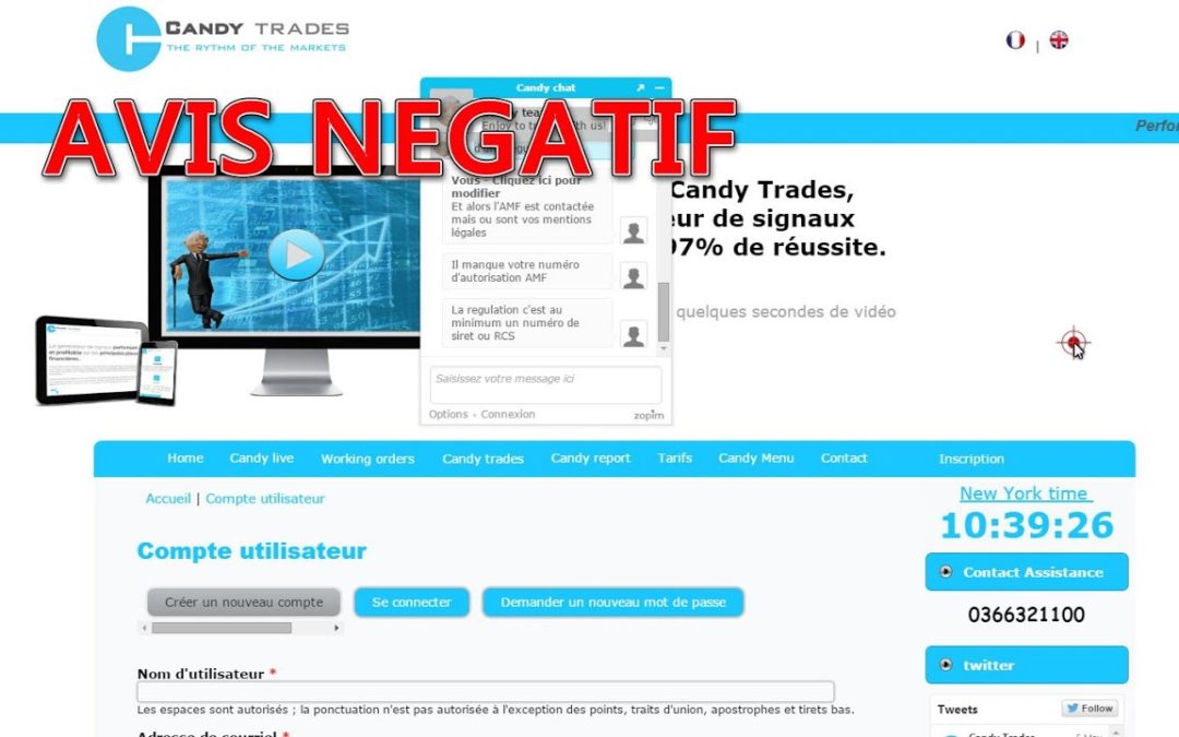Avis utilisateur – Candy Trades – signaux de trading