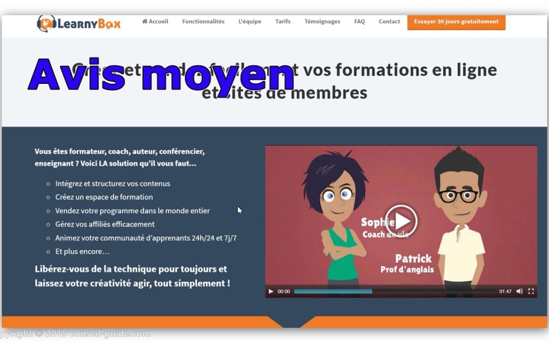 Avis LearnyBox Vendez vos formations en ligne