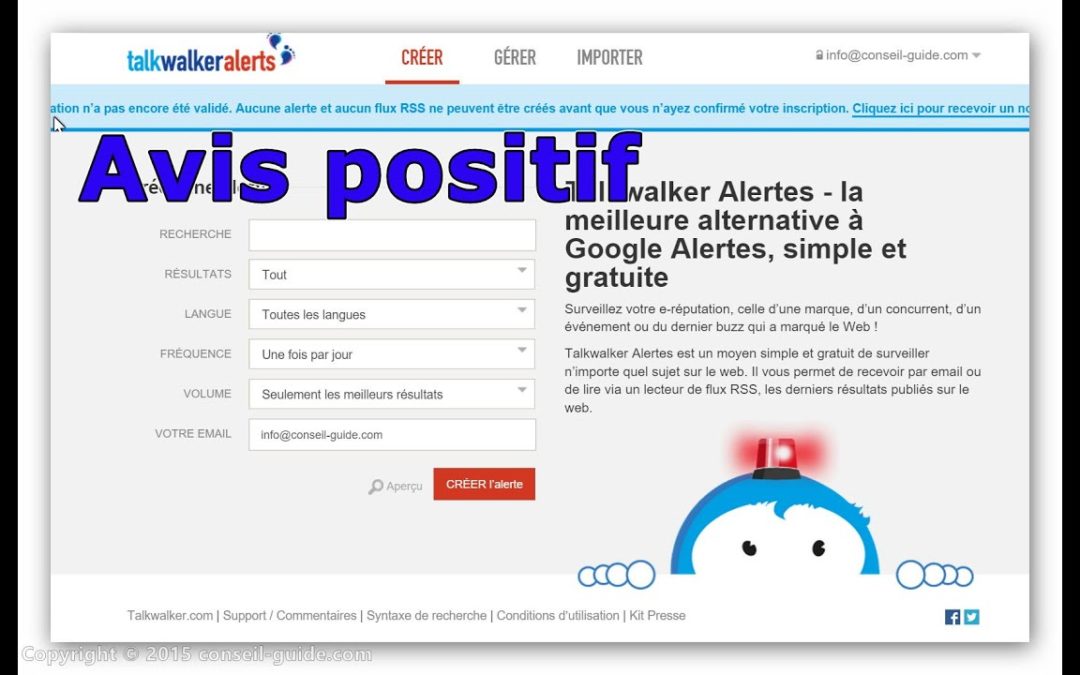 L’e-réputation dans votre boite mail