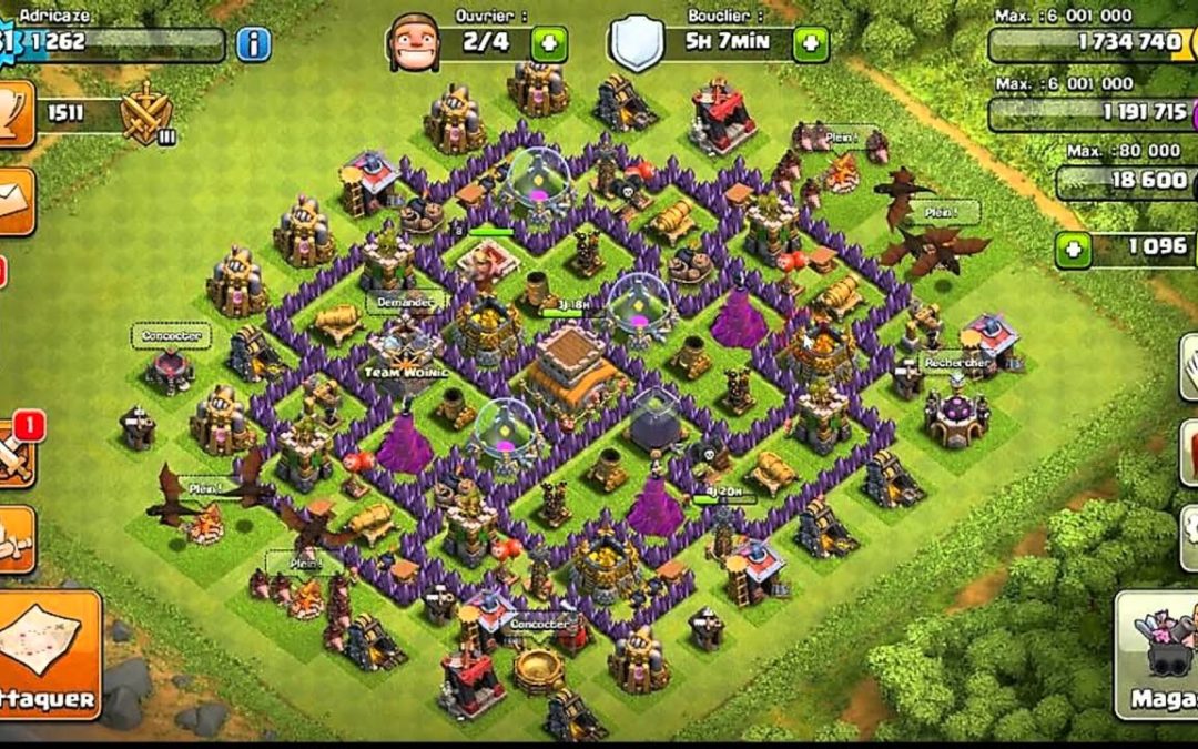 Clash of clans jouez sans limite