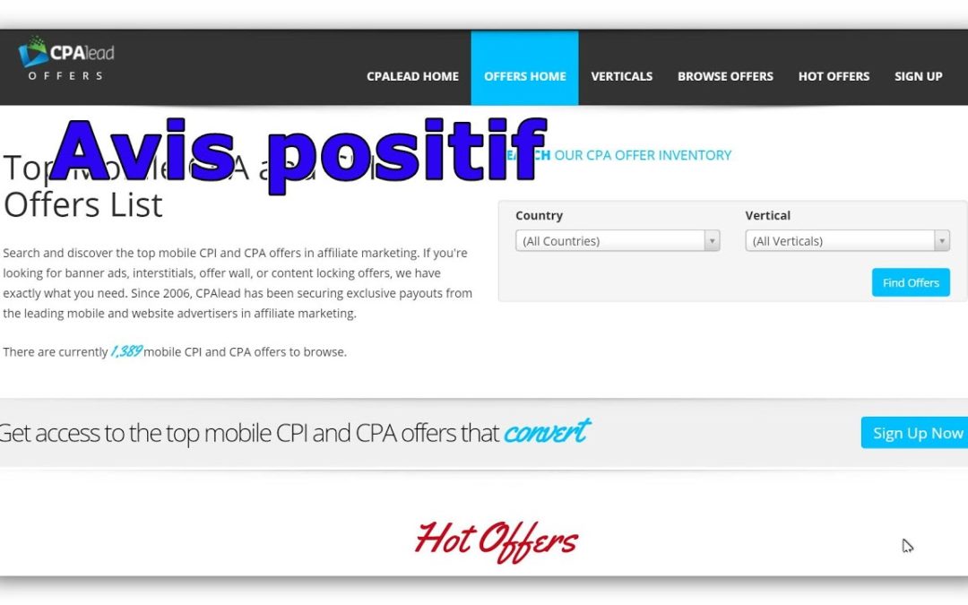 CPAlead la régie publicitaire pour mobile