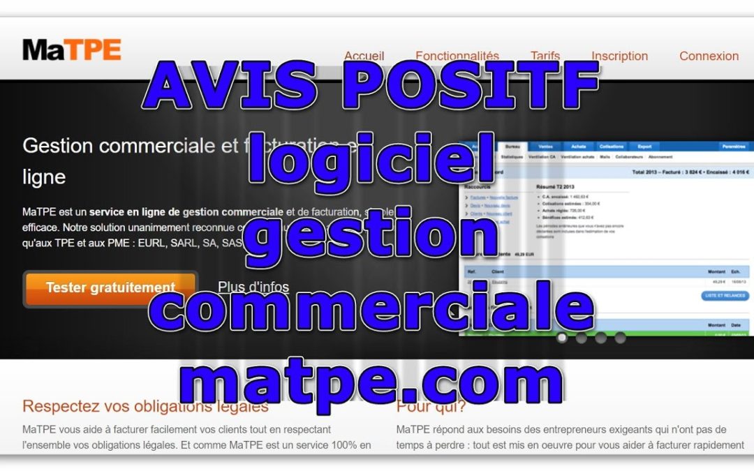 Logiciel de facturation en ligne – matpe.com