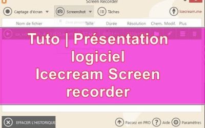 Tuto | Présentation logiciel Ice screen recorder – capture écran