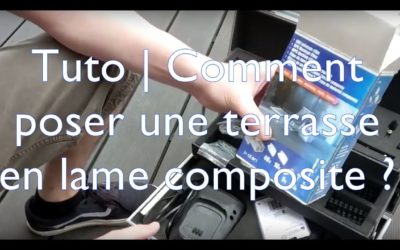 Tuto |Comment poser une terrasse en lame composite ?