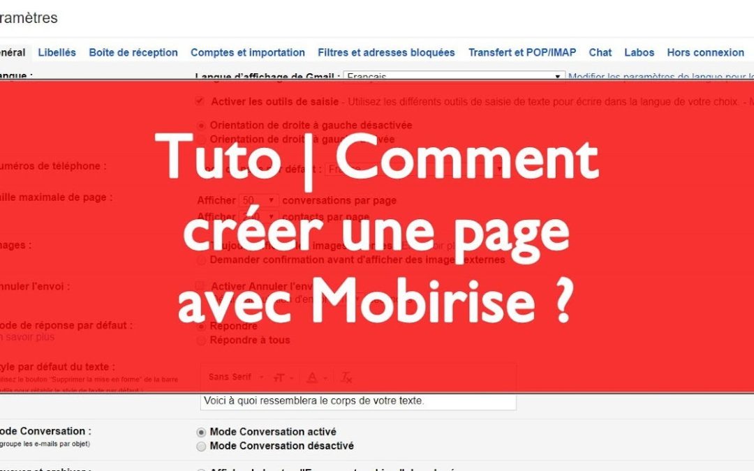 Tuto | Comment créer une page sur votre site internet avec Mobirise ?