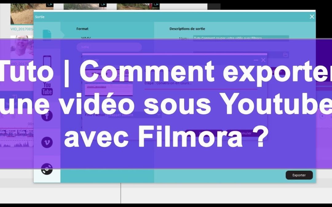 Tuto | Comment exporter une video avec Filmora ?