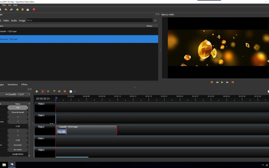 Openshot | La superposition de vidéos