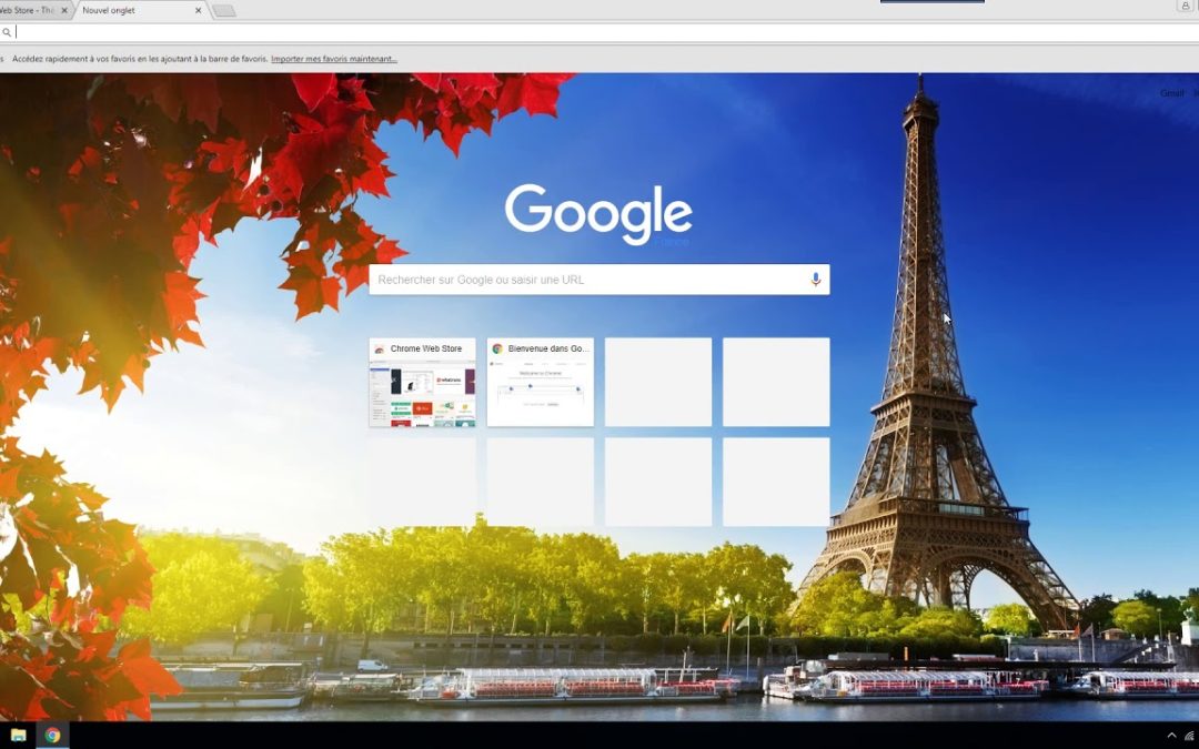 Chrome |Comment changer ou désinstaller un thème sous Chrome ?
