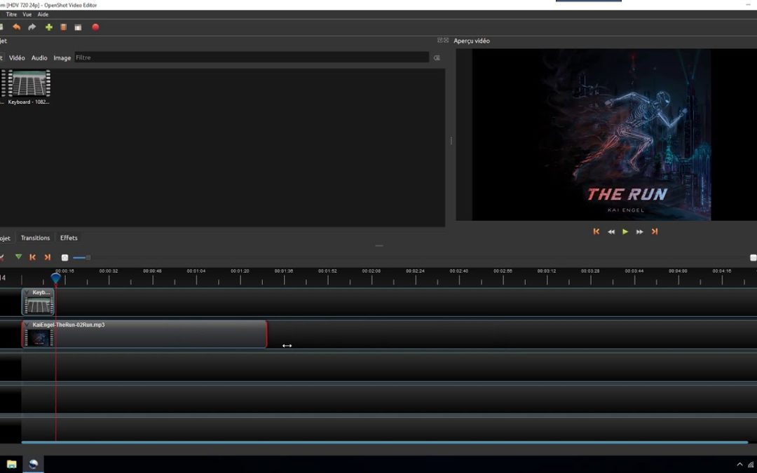 Openshot | ajouter de la musique