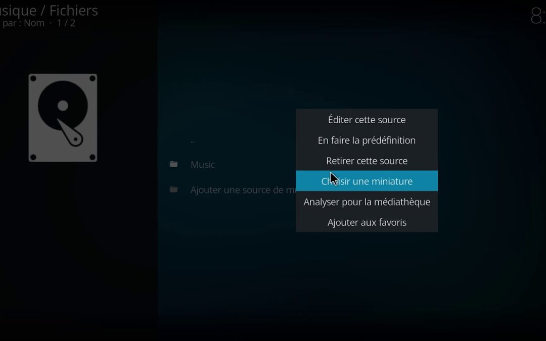 Kodi | Ajouter une source média