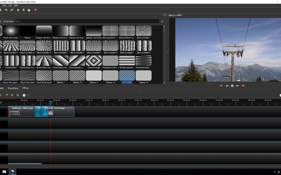 Openshot | Transitions