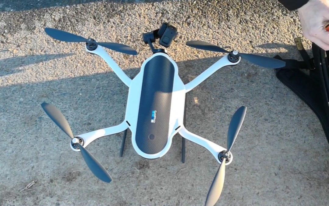 Drone GoPro Karma présentation sous la neige