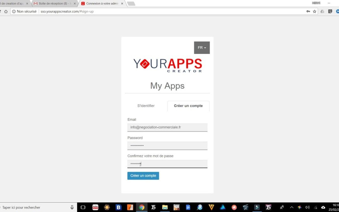 Comment ouvrir un compte pour créer une application mobile ?