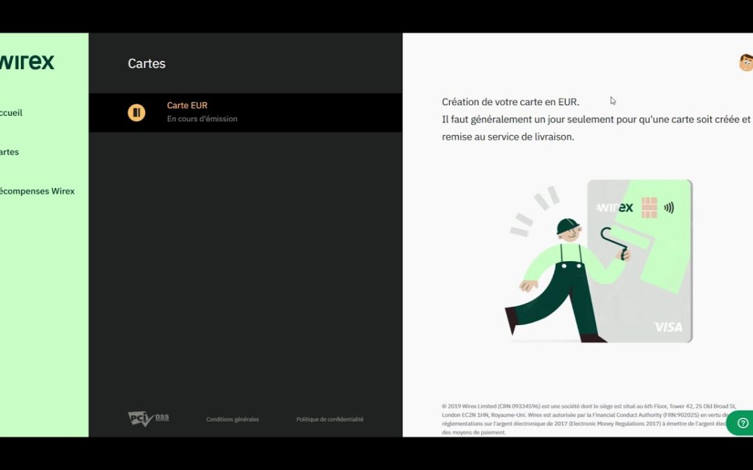 Un Wallet crypto-monnaie avec une CB visa