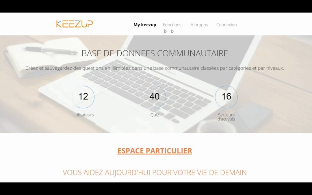 Keezup | Comment utiliser la rubrique « A propos » ?