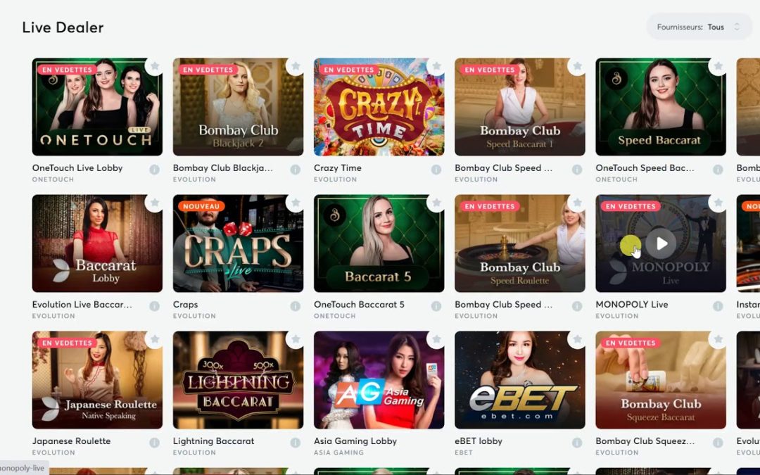 #2 Découvrez les jeux en ligne sur Bitcasino