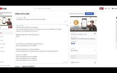 Youtube | Comment créer des chapitres dans une vidéo youtube ?