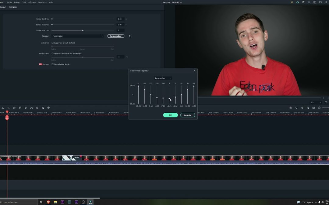 Filmora X | Comment obtenir une voix chaleureuse dit Radio ? – Voix Off