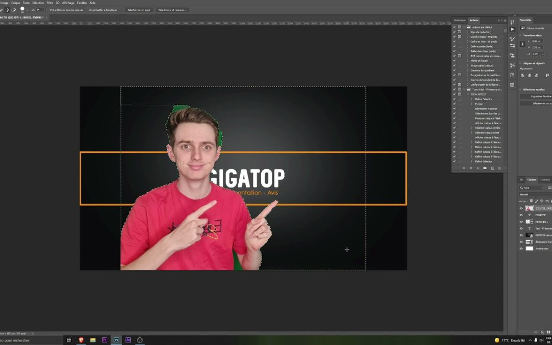 Photoshop | Comment faire une bannière YouTube aux bonnes dimensions ?