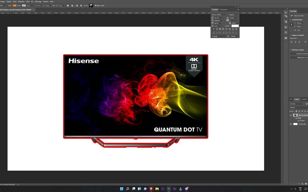 Photoshop | Comment mettre un contour sur ses photos ?