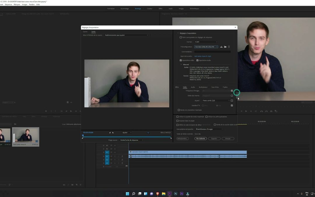 Comment exporter ma vidéo sur Premiere Pro ?