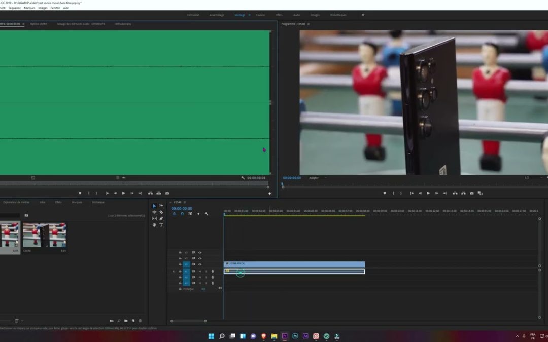 Comment créer une fondue de son sur Premiere Pro ?