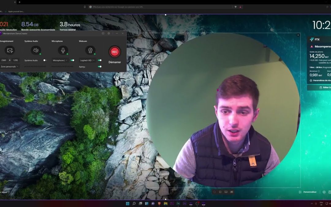 DemoCreator | Comment enregistrer son écran et sa caméra en même temps ?
