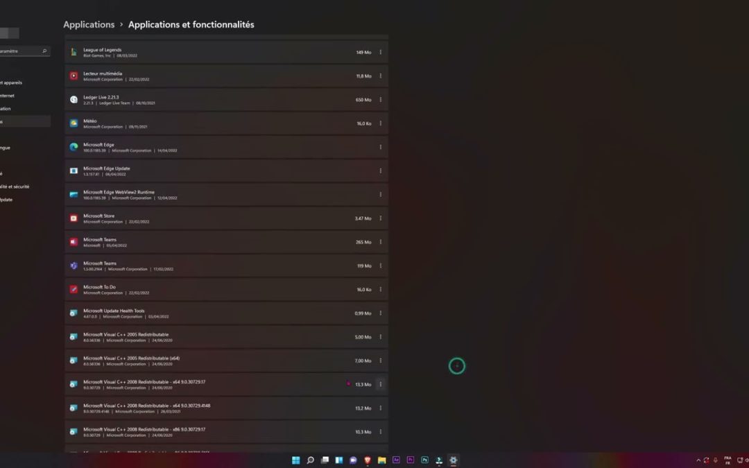 Windows 11 | Comment désinstaller toutes les applications de ton PC ?