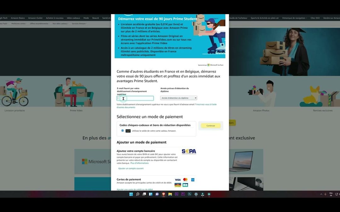 Amazon | Comment s’inscrire à Prime Student ? | FR