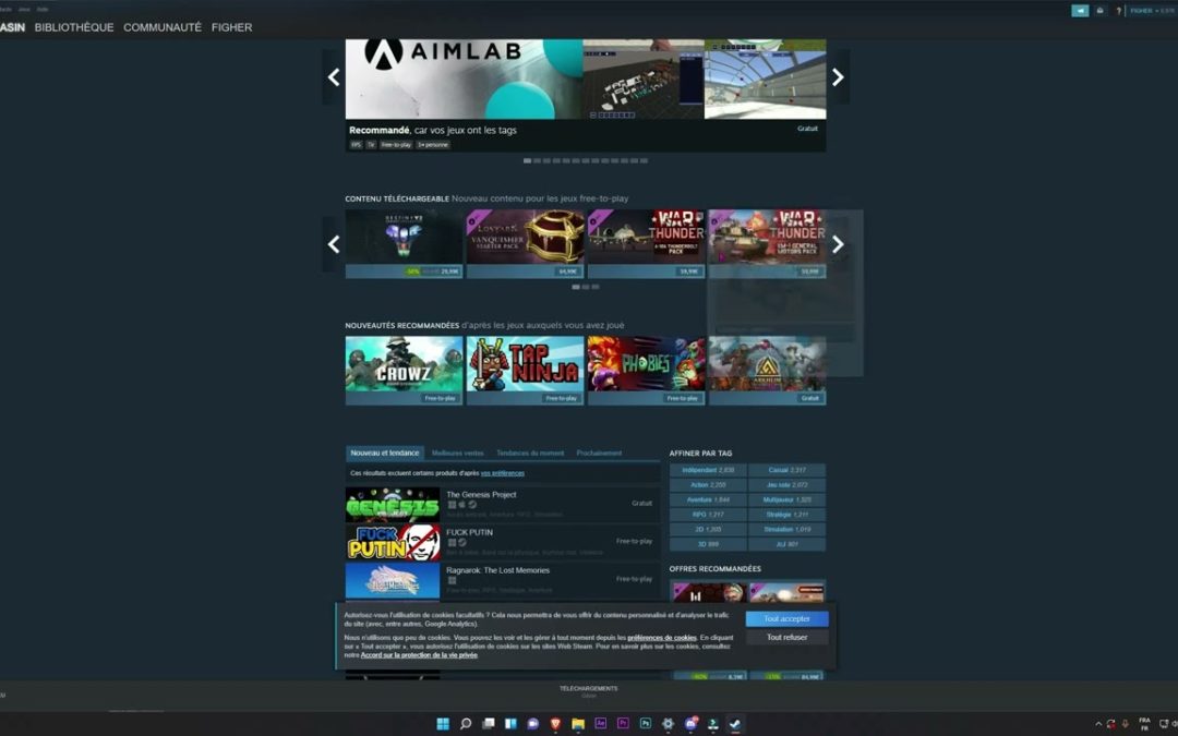 Steam | Comment avoir des jeux Free-to-play ?