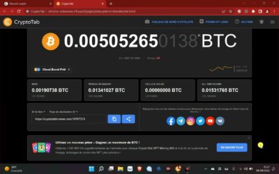 Comment développer mon réseau d’affilié Cryptotab et miner du BTC comme un gogo ?