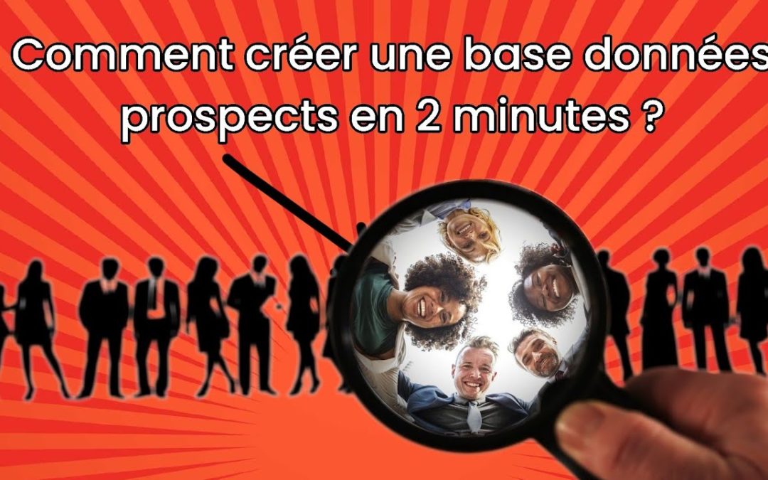Comment créer une base de données prospects en 2 minutes dans un fichier excel – contact express ?