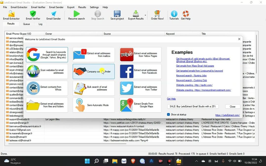 Letsextract Email Studio | Présentation du meilleur logiciel de capture d’emails – scraping Fr