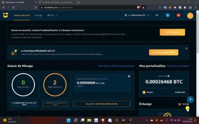 Comment miner du bitcoin avec votre ordinateur gratuitement ? Mining BTC facile – Nicehash
