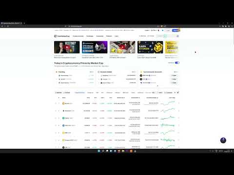 Comment voir le Prix du Bitcoin en Direct ? – Coinmarketcap