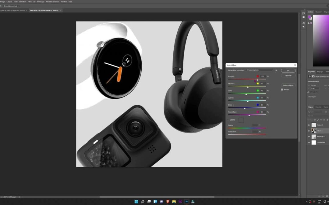 PhotoShop | Comment mettre une Photo en Noir & Blanc ? – Monochrome
