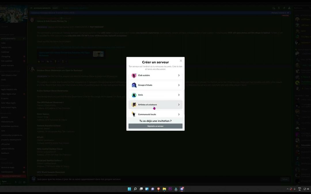 Comment créer un serveur discord ?